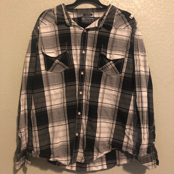 American Rag Other - Black ⚫️ & White ⚪️ Light Weight Plaid Shirt